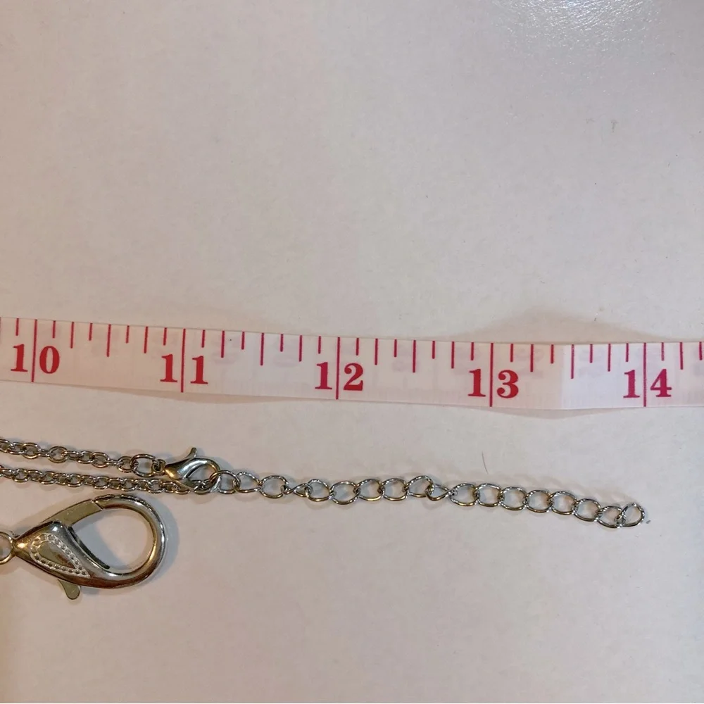 Silver Tone Lanyard by Paparazzi for ID Badge, Keys or Other - Picture 4 of 4